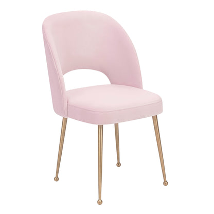 Swell Performance Velvet Dining Chair - Blush