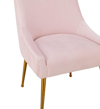 Beatrix Pleated Performance Velvet Dining Chair