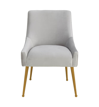 Beatrix Pleated Performance Velvet Dining Chair