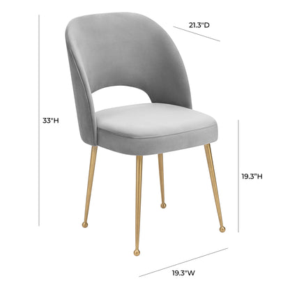 Swell Performance Velvet Dining Chair