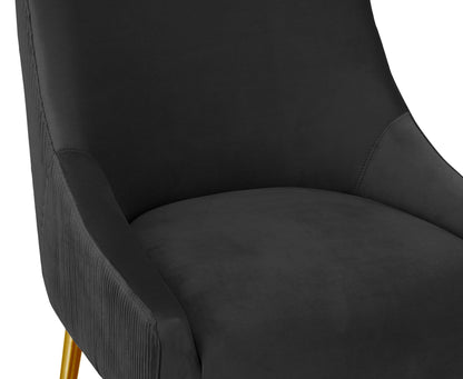 Beatrix Pleated Performance Velvet Stool