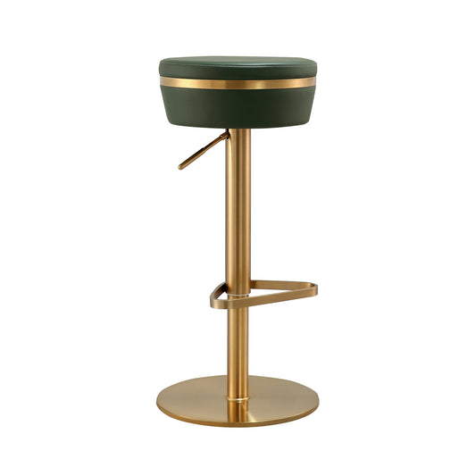 Astro Performance Vegan Leather Adjustable Stool - Green