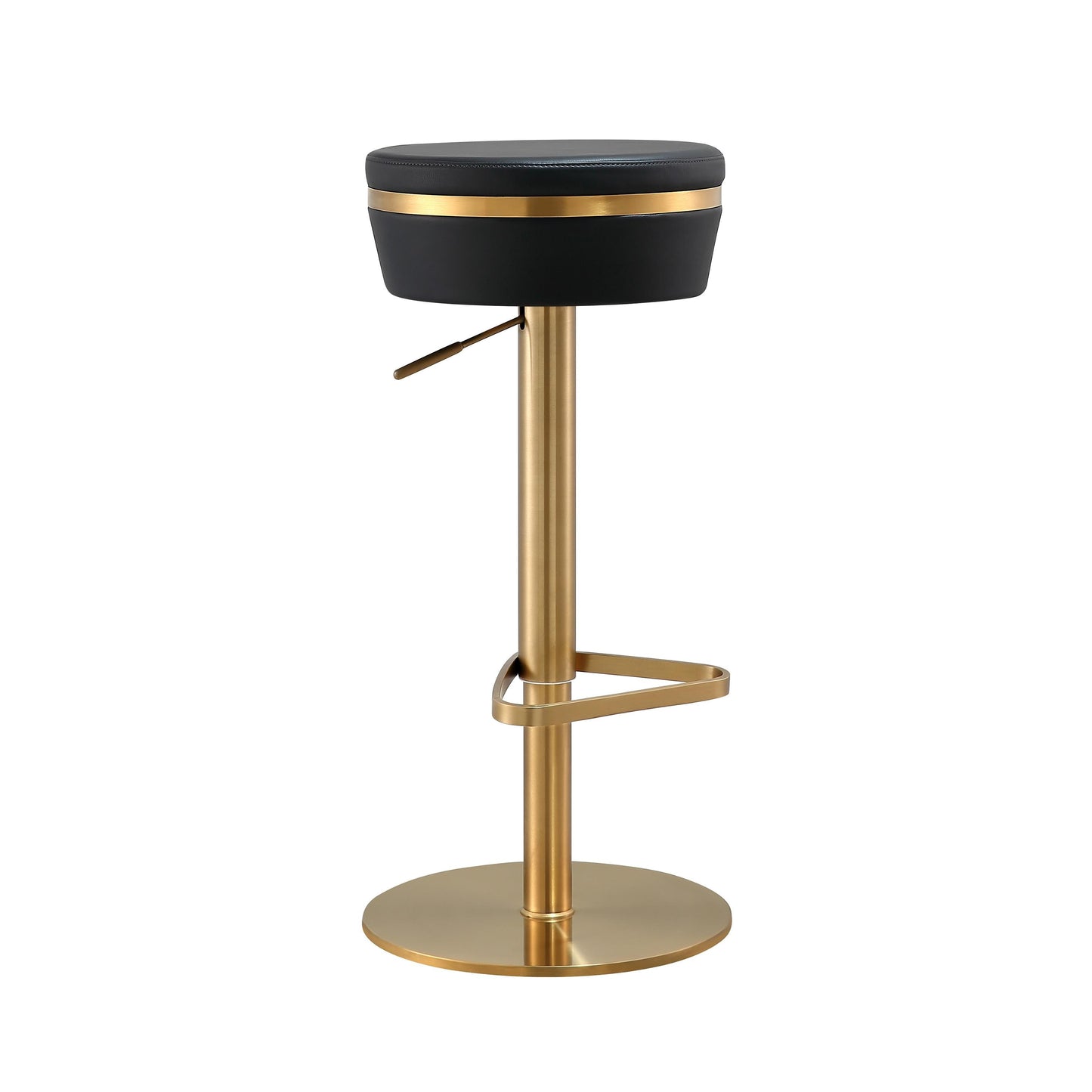 Astro Performance Vegan Leather Adjustable Stool - Black
