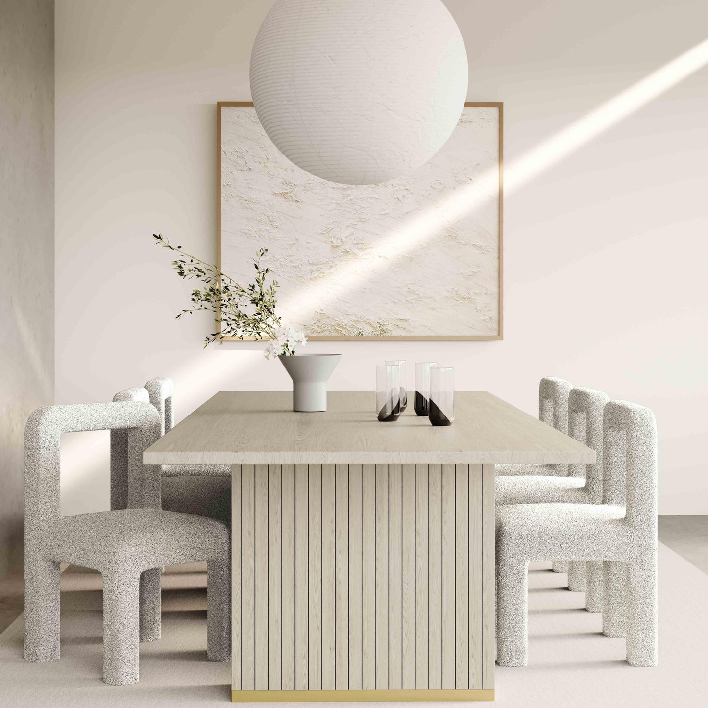 Hazel Performance Boucle Dining Chair