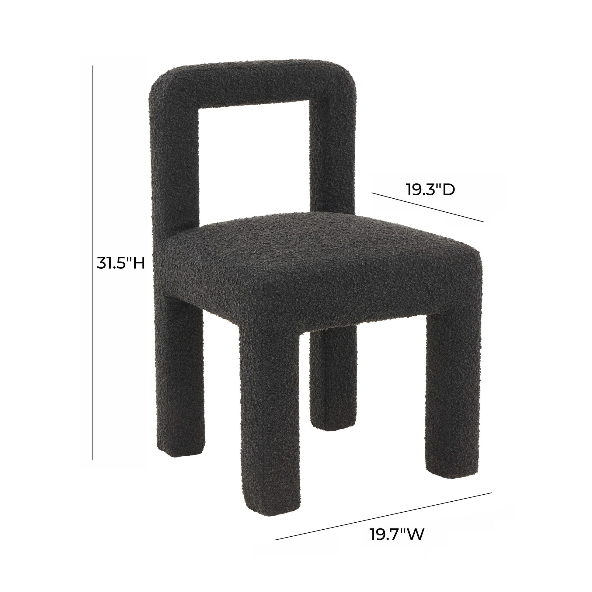 Hazel Performance Boucle Dining Chair