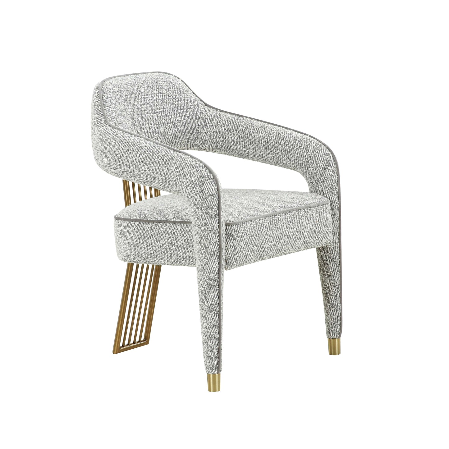 Corralis Performance Boucle Dining Chair - Grey