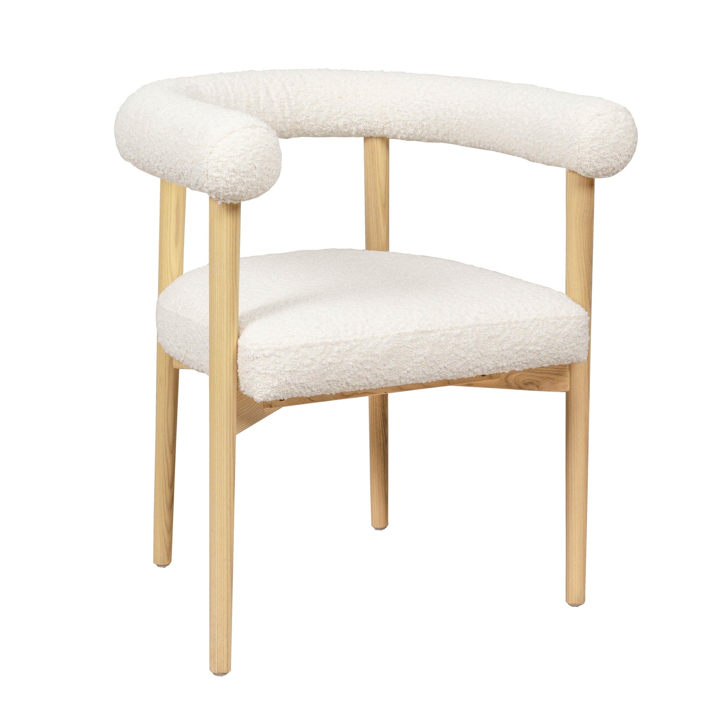 Spara Performance Boucle Dining Chair - Cream
