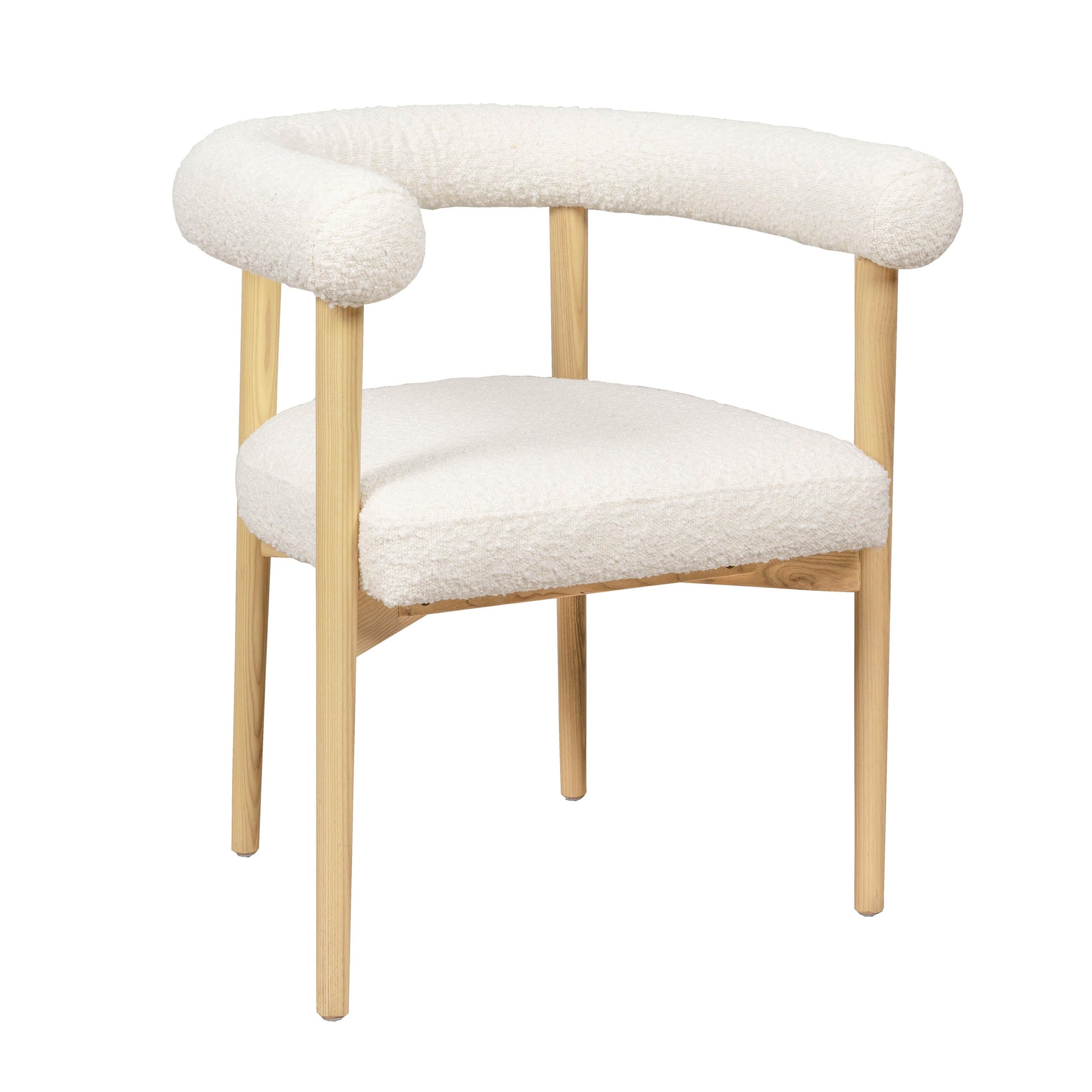 Spara Performance Boucle Dining Chair - Cream