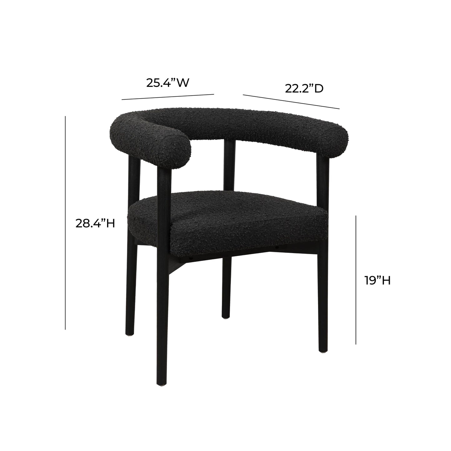 Spara Performance Boucle Dining Chair