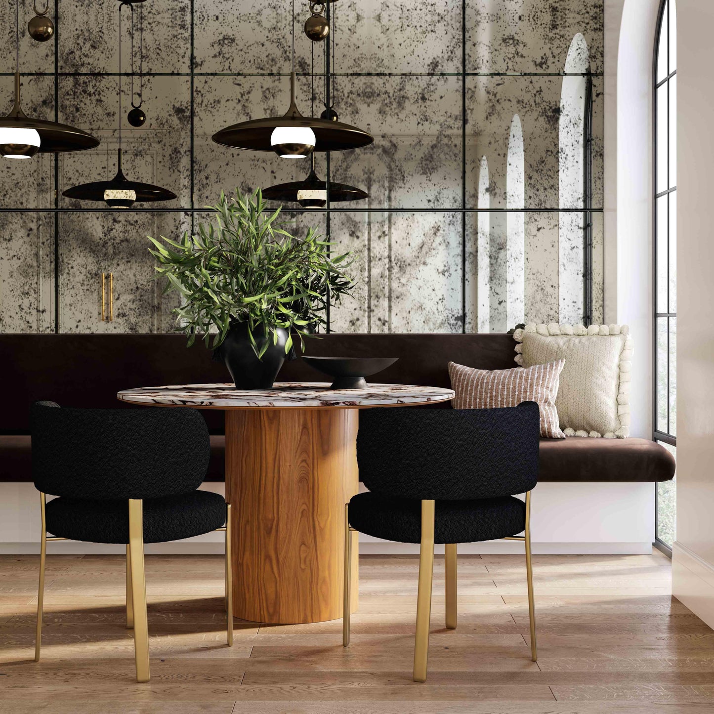 Margaret Performance Boucle Dining Chair