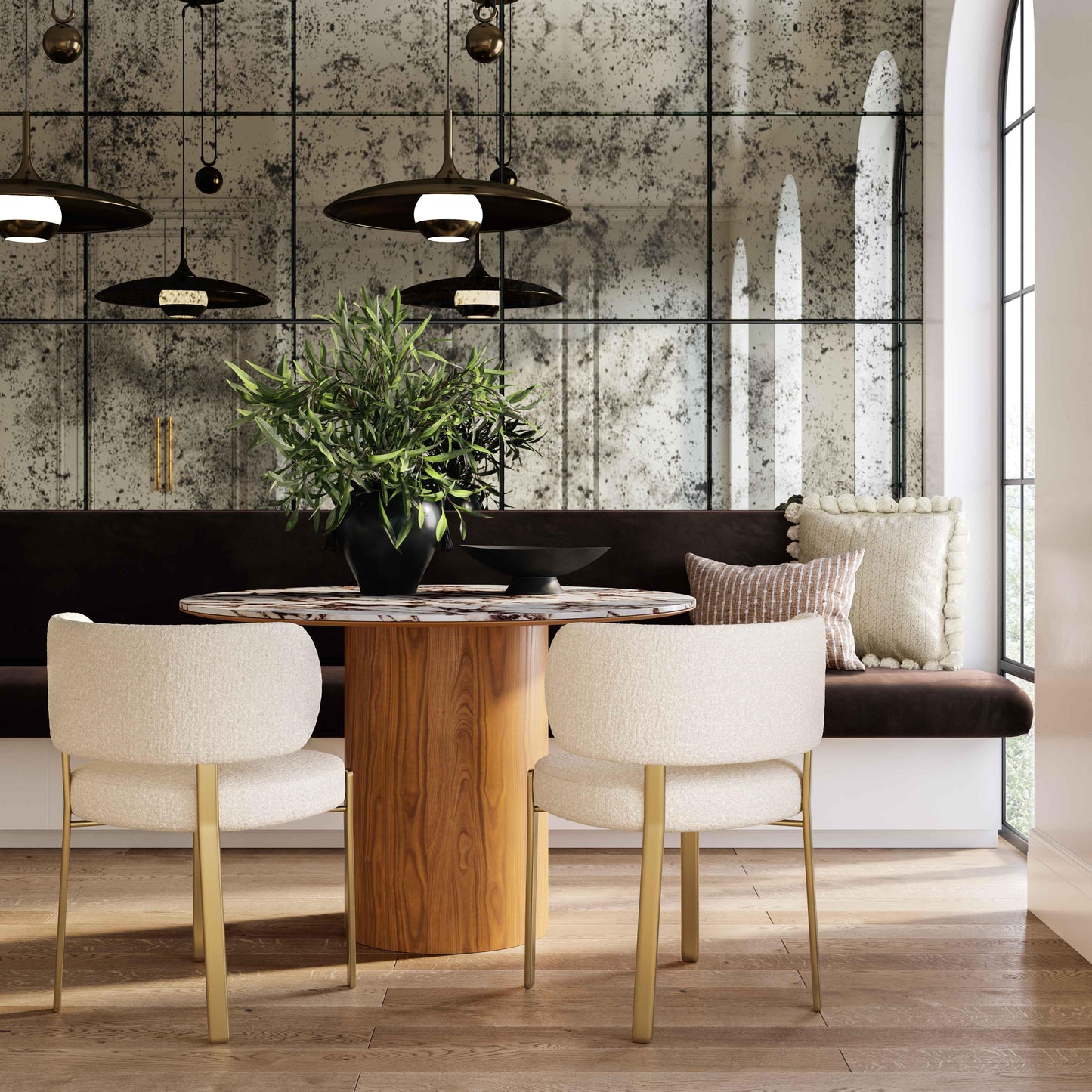 Margaret Performance Boucle Dining Chair
