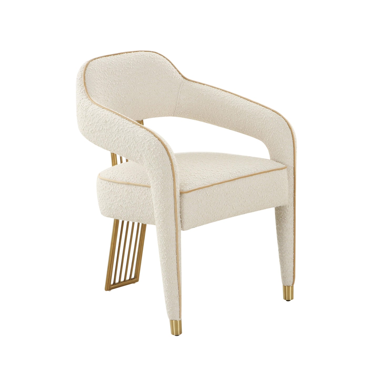 Corralis Performance Boucle Dining Chair - Cream