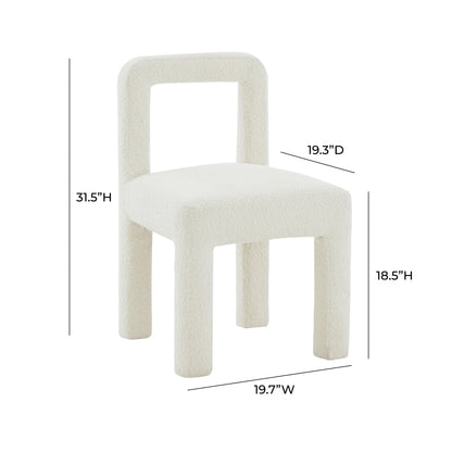 Hazel Performance Boucle Dining Chair