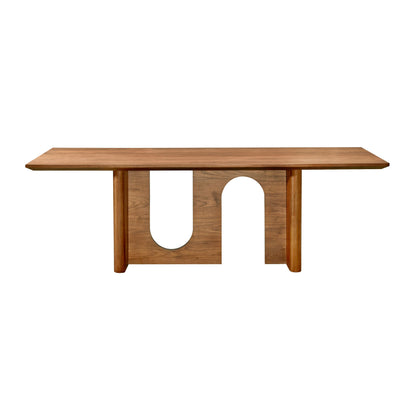 Satra 92" Walnut Rectangular Dining Table - Default Variant