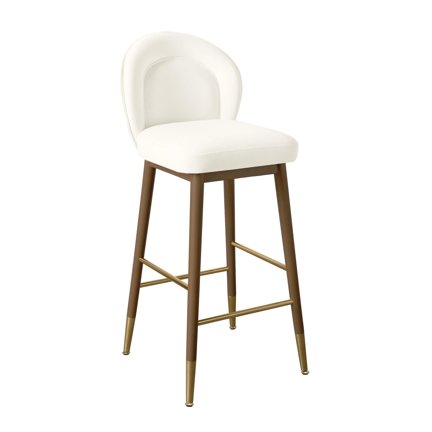 Hailey Performance Velvet Stool