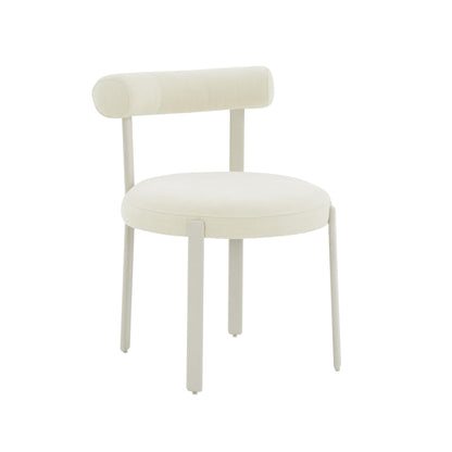 Margaret Performance Chenille Bolster Back Dining Chair