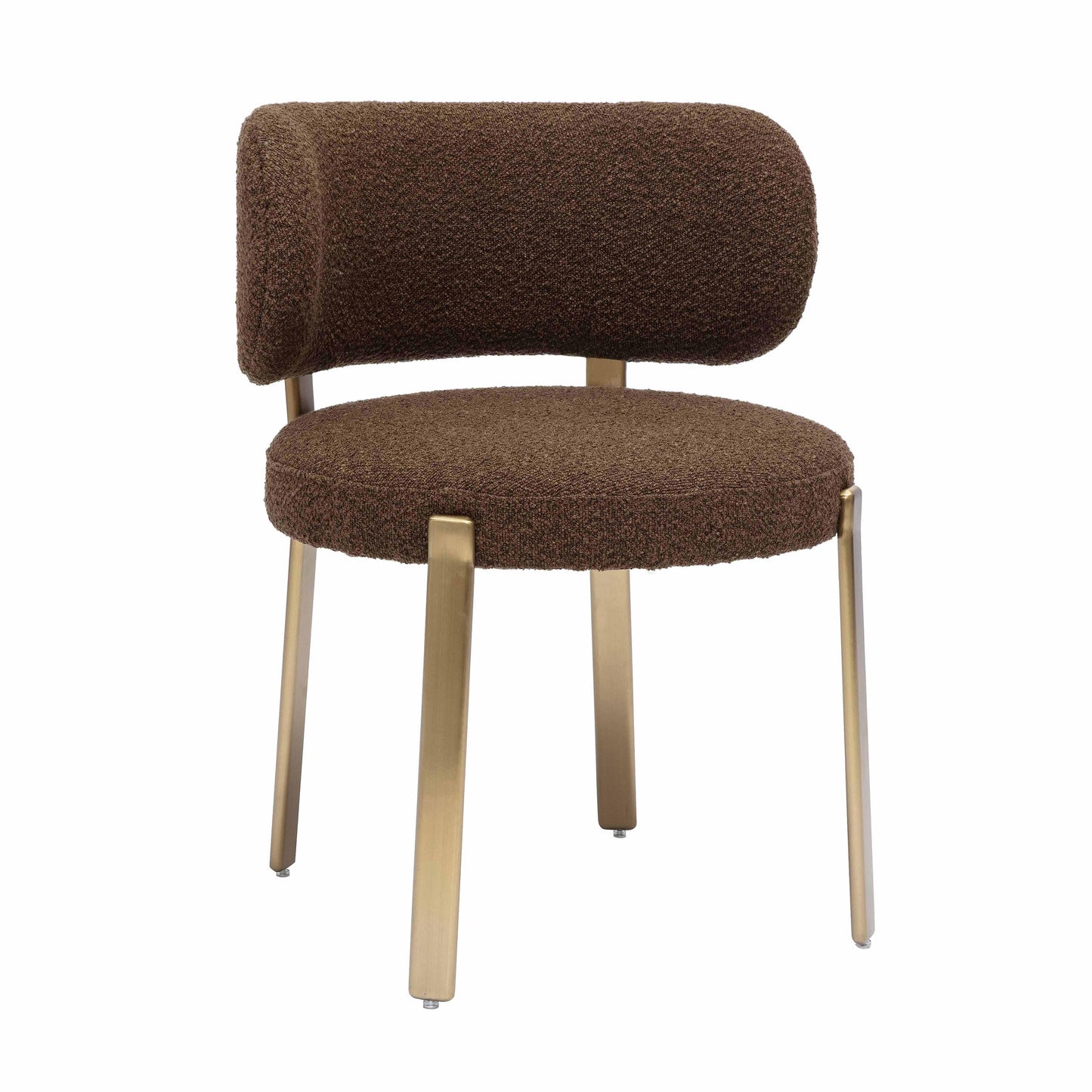 Margaret Performance Boucle Dining Chair - Brown
