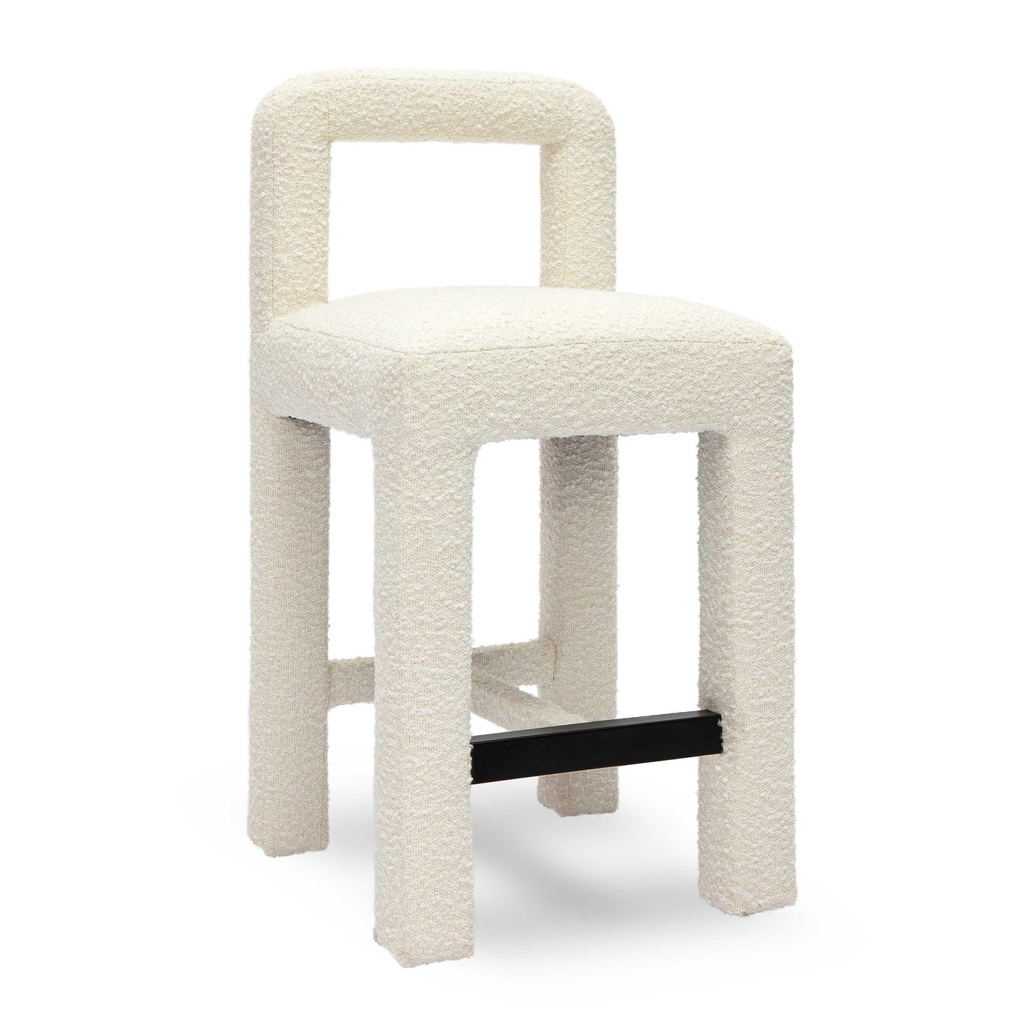 Hazel Performance Boucle Counter Stool - Cream