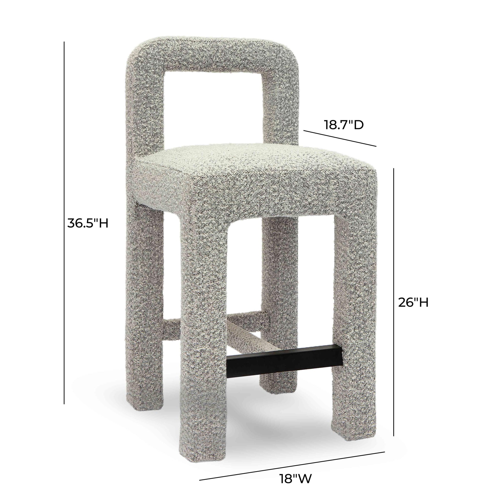 Hazel Performance Boucle Counter Stool