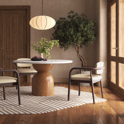Betsy Taupe Contract-Grade Vegan Leather Dining Chair