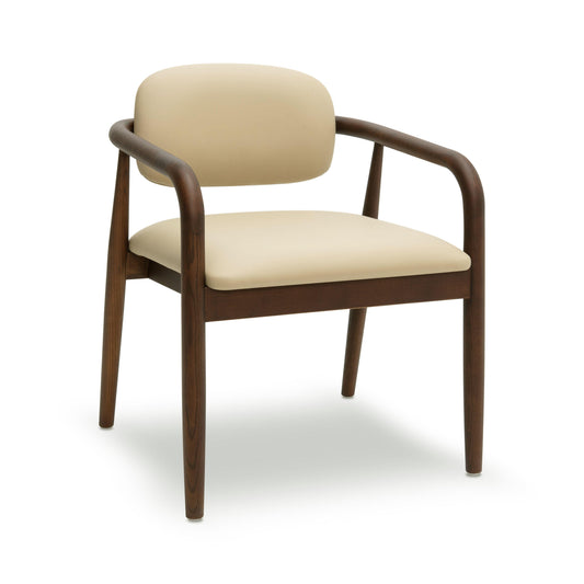Betsy Taupe Contract-Grade Vegan Leather Dining Chair - Default Variant