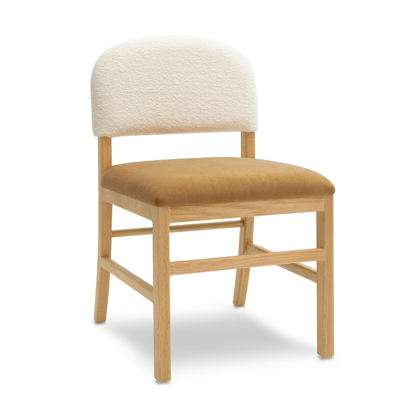 Calla Performance Velvet Dining Chair - Cognac