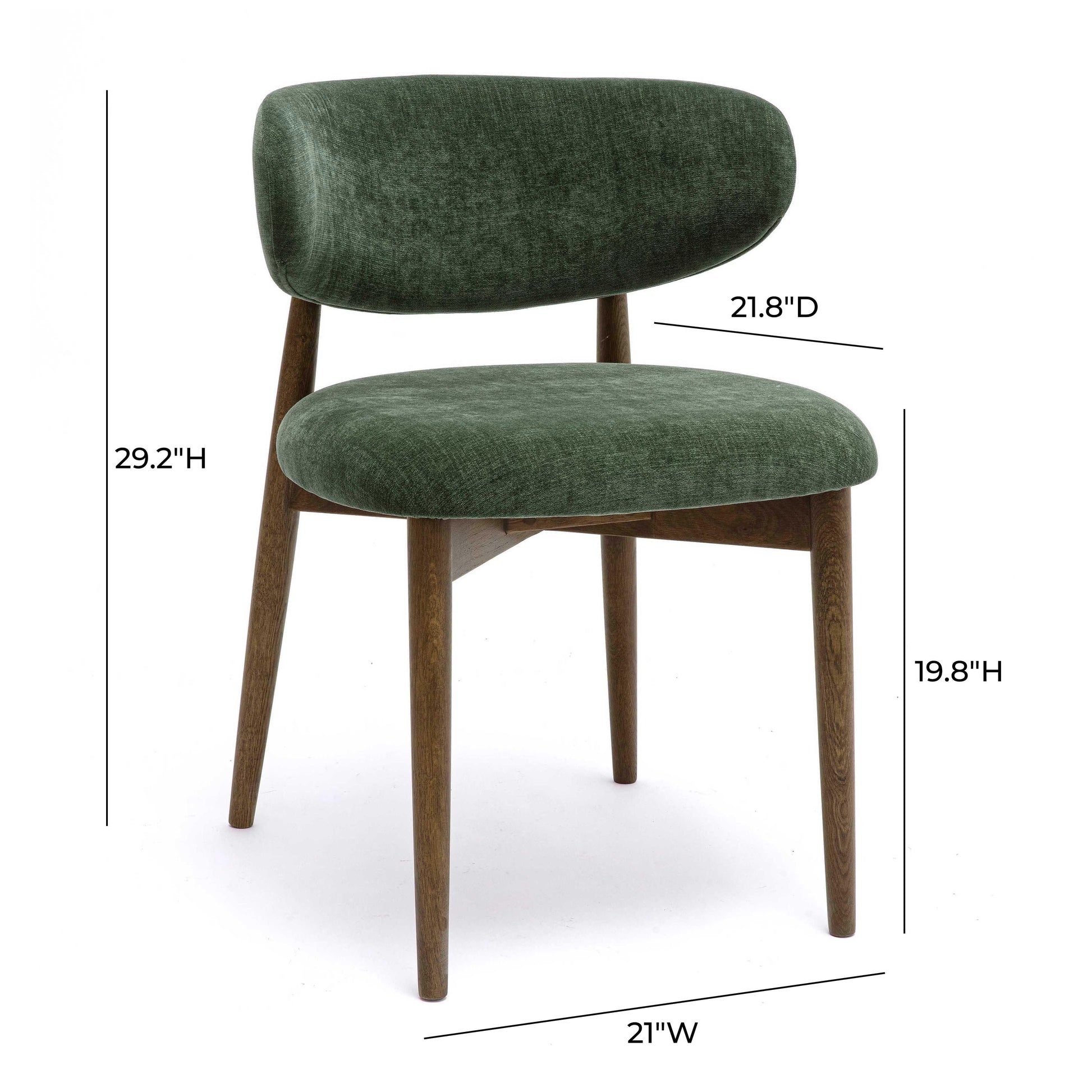 Zinea Performance Textured Velvet Dining Chair