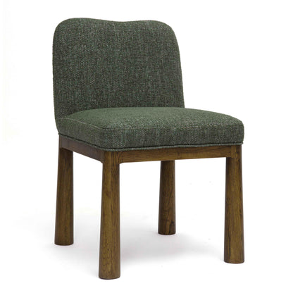 Tiara Performance Basketweave Fabric Dining Chair - Green