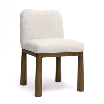Tiara Performance Basketweave Fabric Dining Chair - Cream