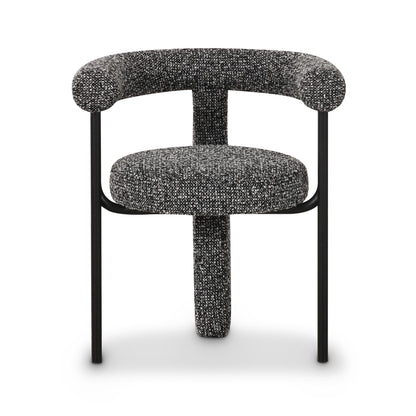 Synn Performance Boucle Dining Chair - Black
