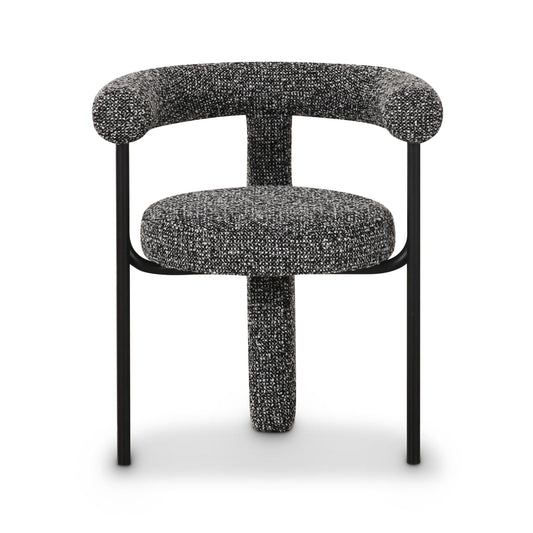 Synn Performance Boucle Dining Chair - Black