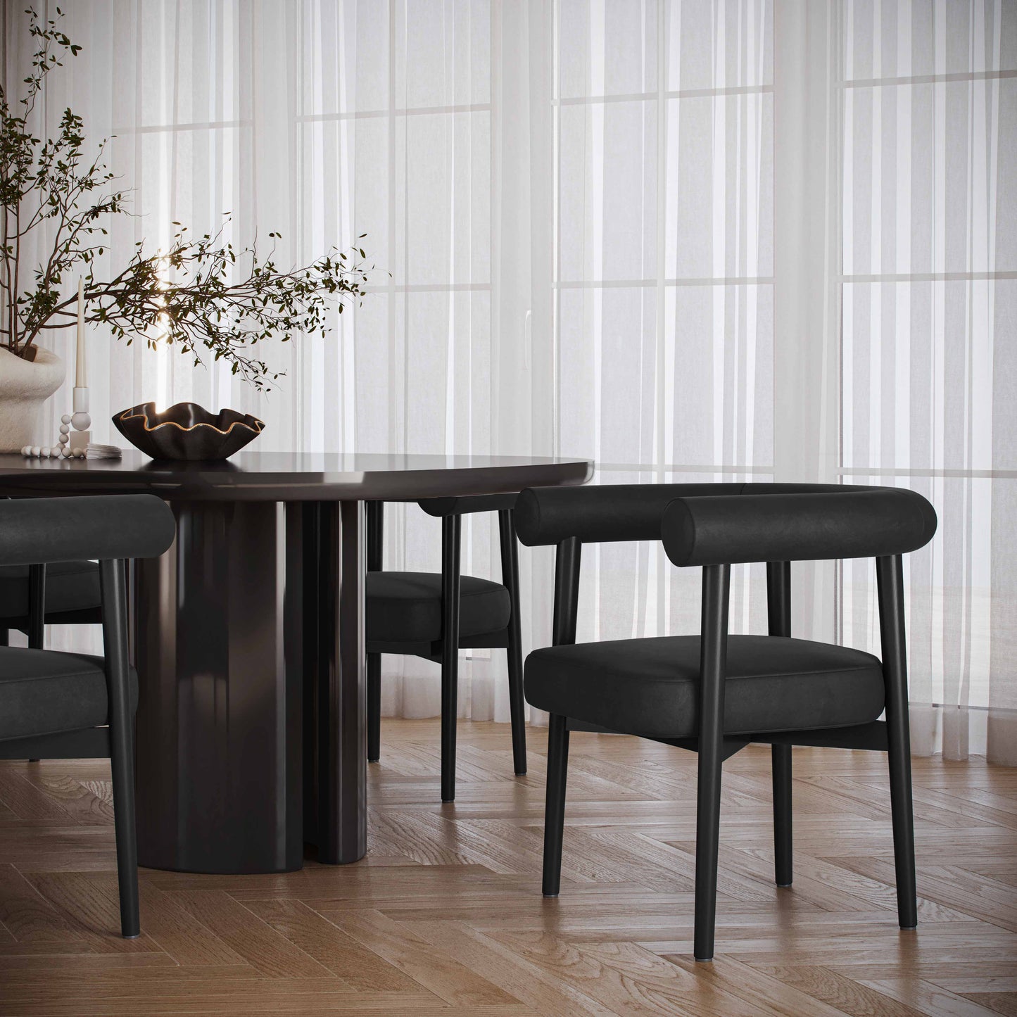 Spara Performance Vegan Leather Dining Chair