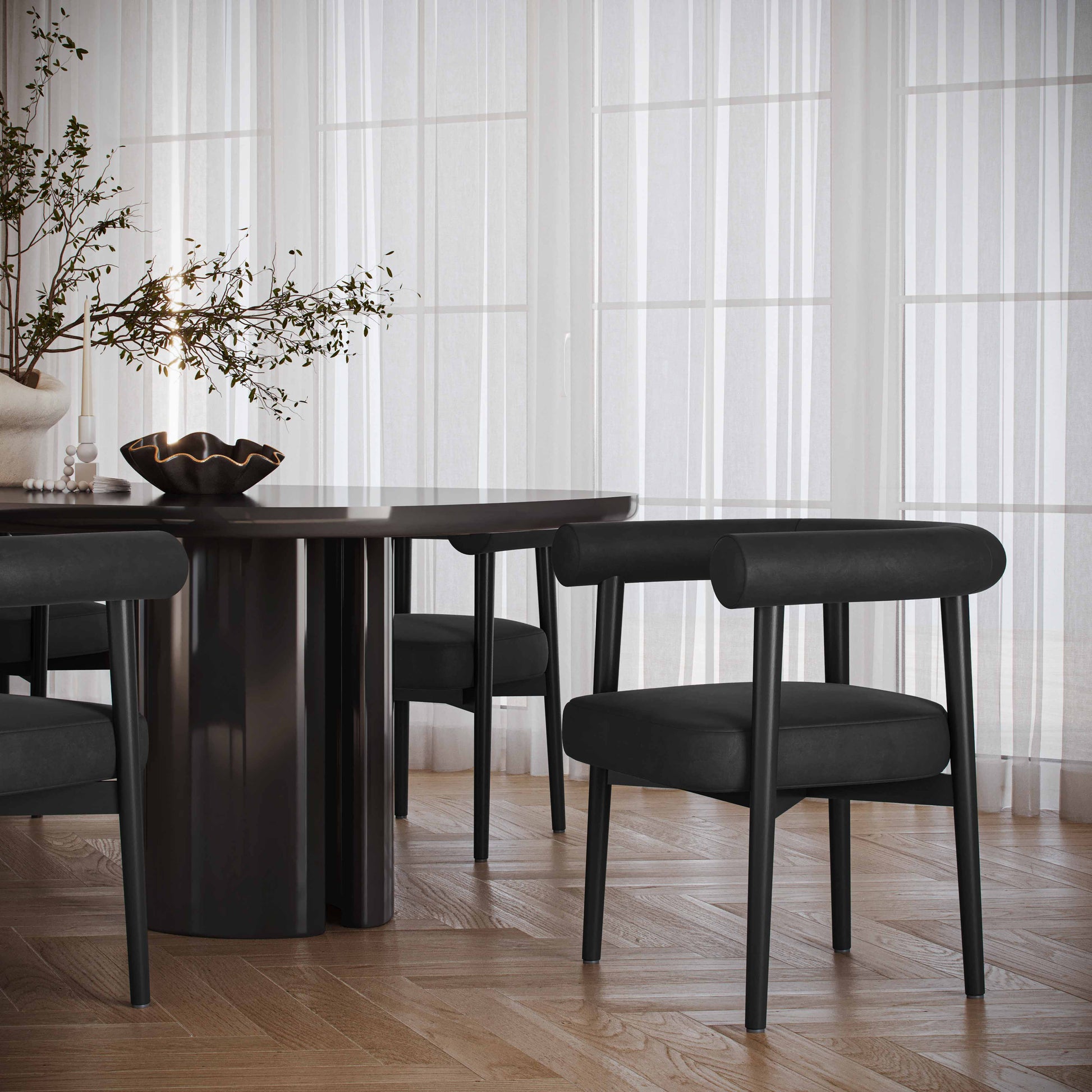 Spara Performance Vegan Leather Dining Chair