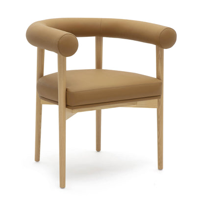 Spara Performance Vegan Leather Dining Chair - Cognac