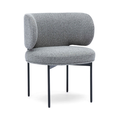 Maureen Speckled Grey Performance Boucle Dining Chair - Default Variant