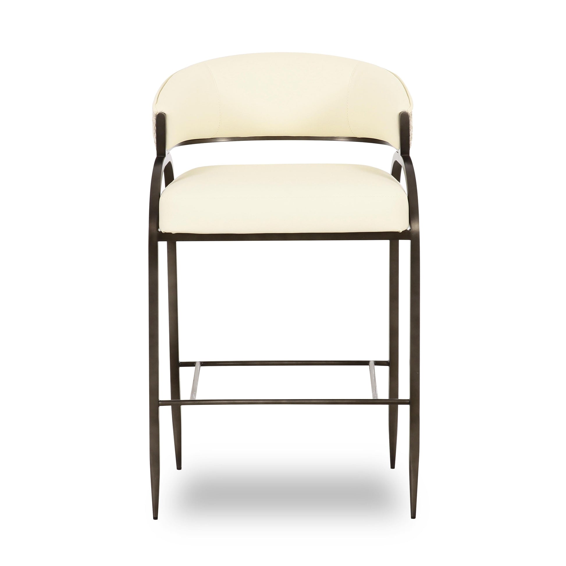 Tatum 2-Tone Performance Vegan Leather Counter Stool