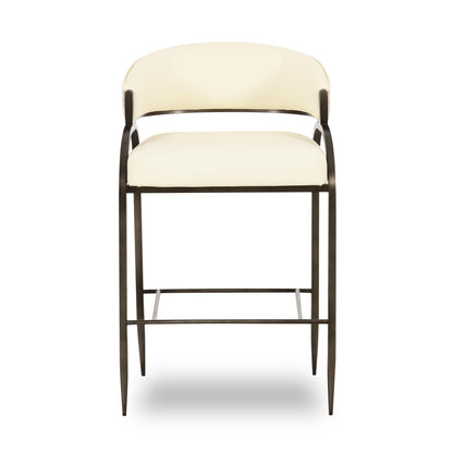 Tatum 2-Tone Performance Vegan Leather Counter Stool