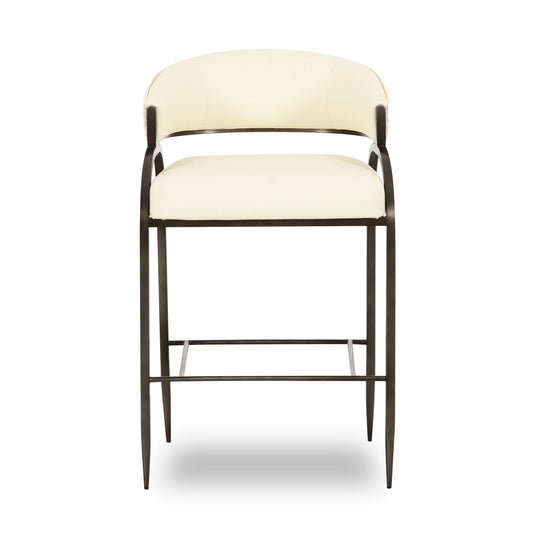 Tatum 2-Tone Performance Vegan Leather Counter Stool