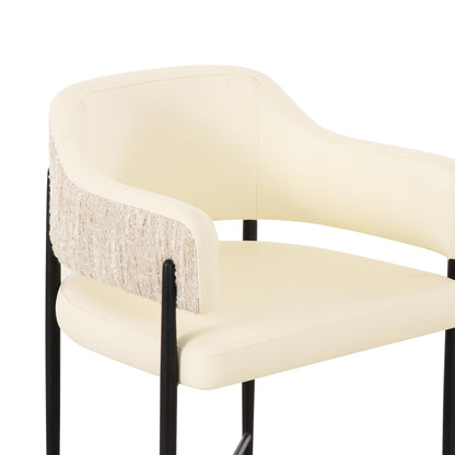 Sezanne 2-Tone Performance Vegan Leather Dining Chair