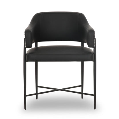 Sezanne 2-Tone Performance Vegan Leather Dining Chair