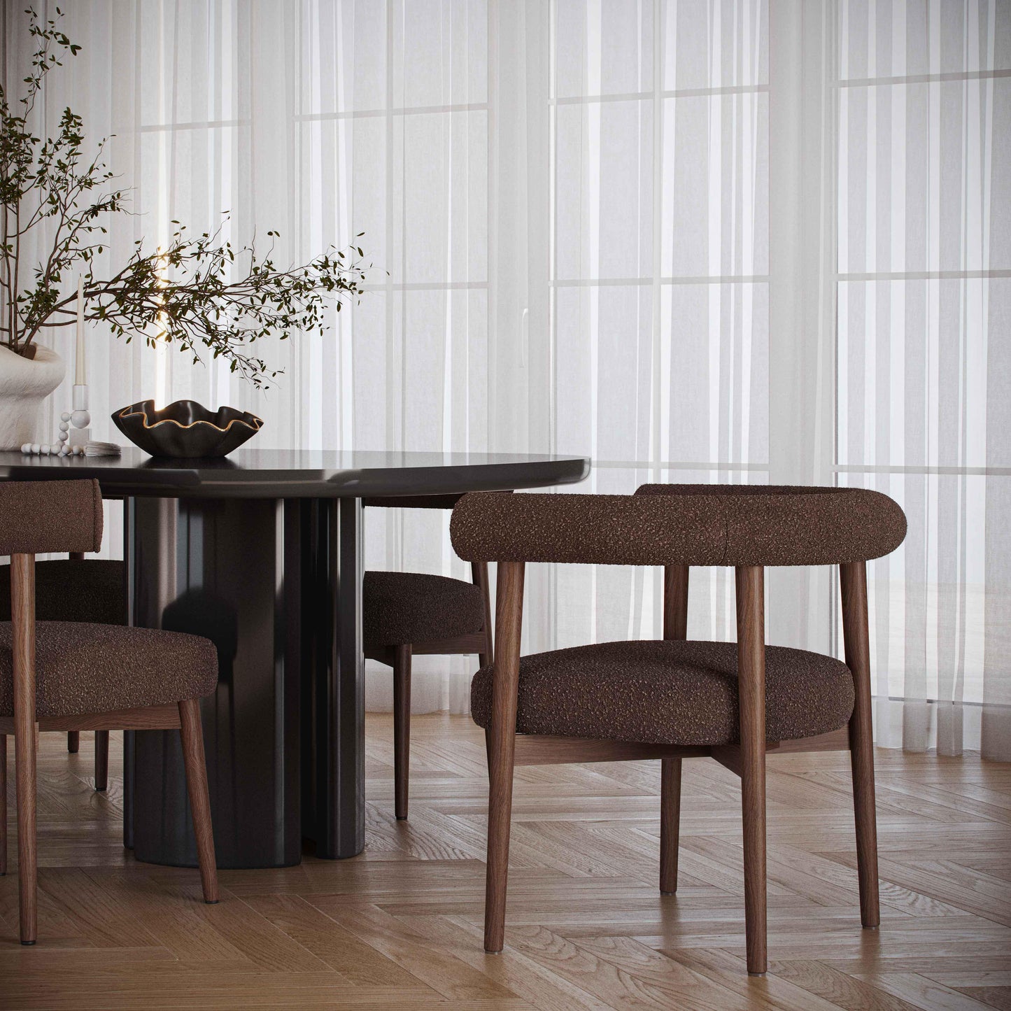 Spara Performance Boucle Dining Chair