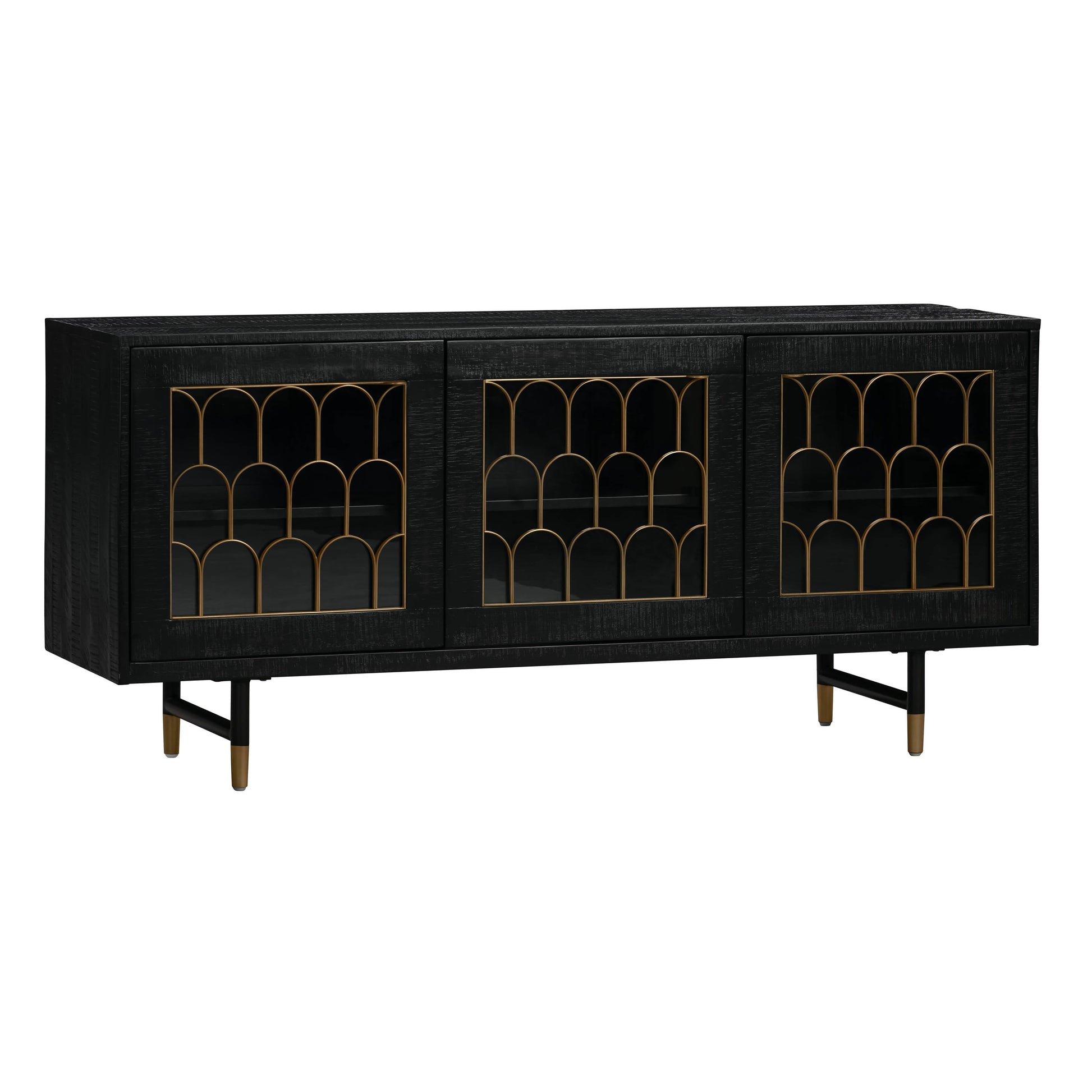 Gatsby 66" Black Acacia Wood Buffet - Default Variant