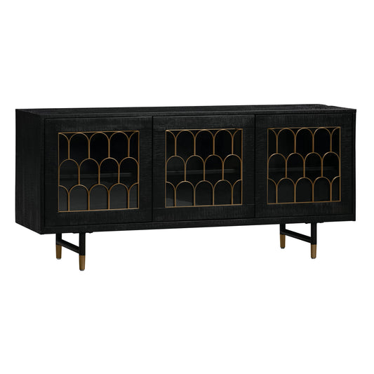 Gatsby 66" Black Acacia Wood Buffet - Default Variant