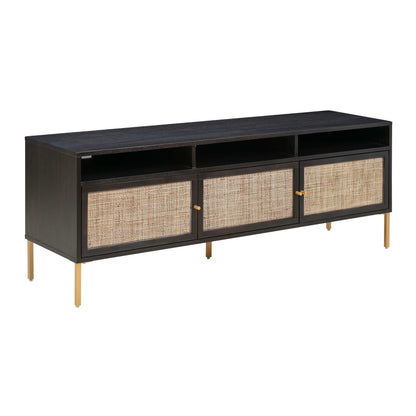 Sierra 65" Cane Media Console - Black