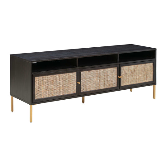Sierra 65" Cane Media Console - Black