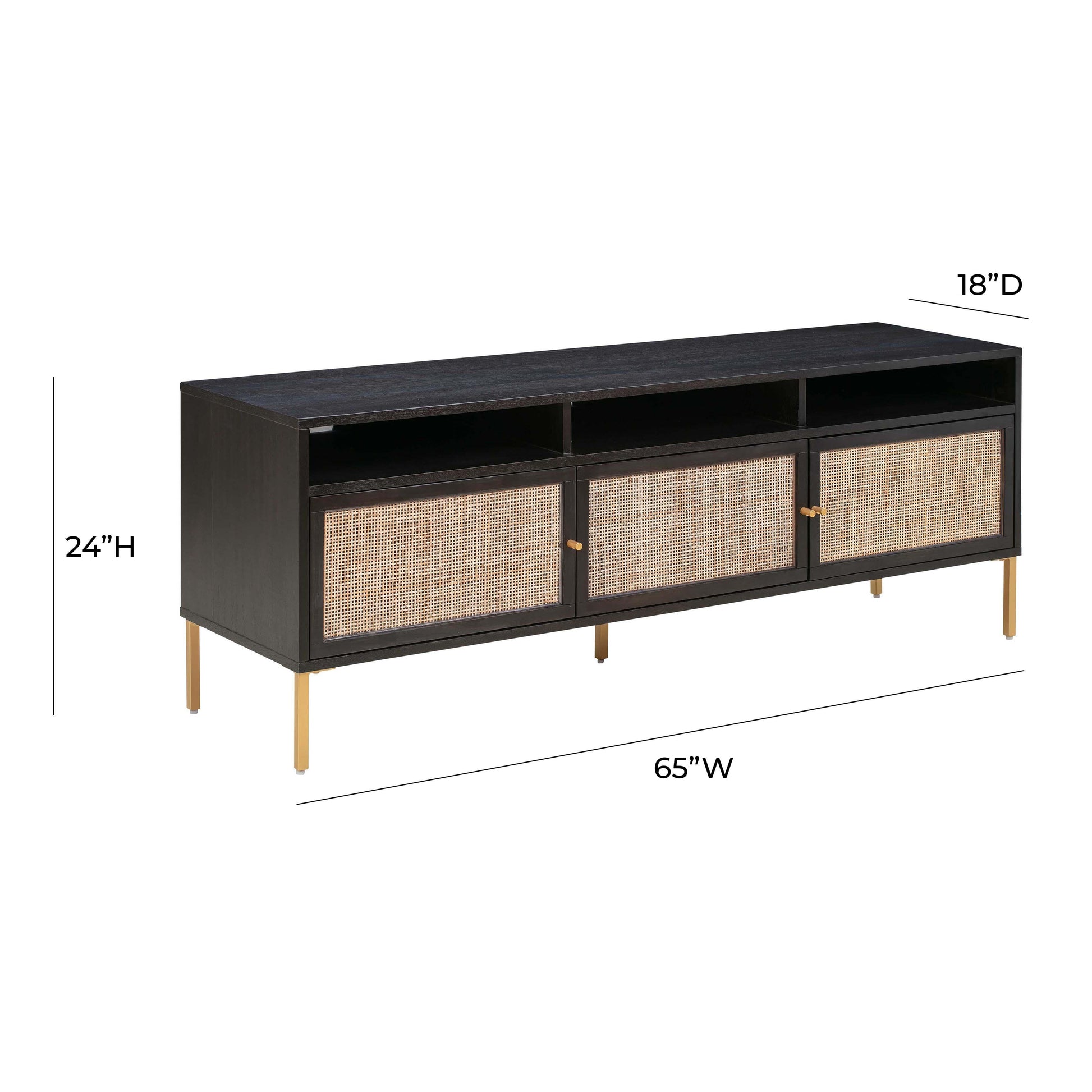Sierra 65" Cane Media Console