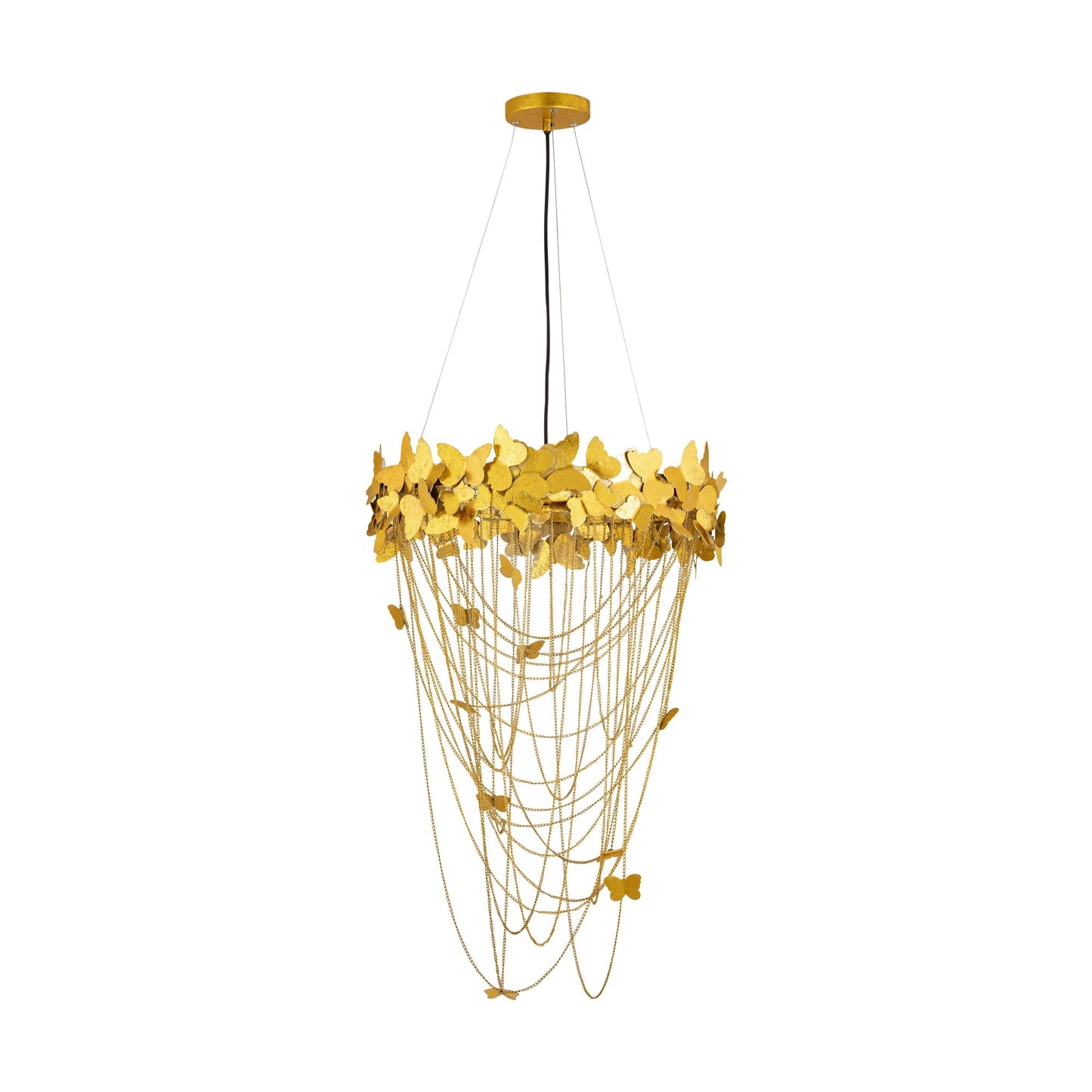 Butterfly Gold Chandelier - Default Variant