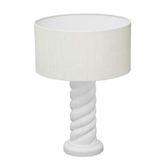 Rapunzel White and Cream Table Lamp - Default Variant