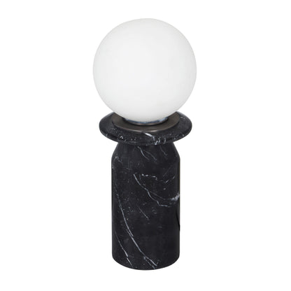 Globe Marble Lamp - Black