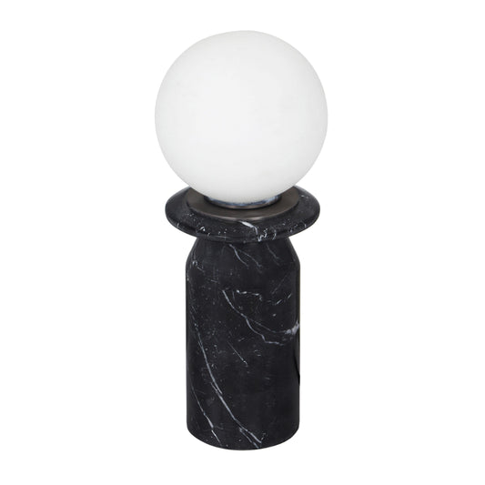 Globe Marble Lamp - Black